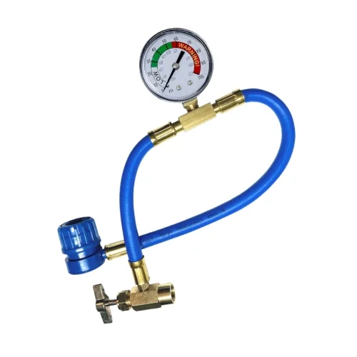 ClimaSet Kältemittel R134a / R12 Ersatzgas Füllschlauch mit Manometer