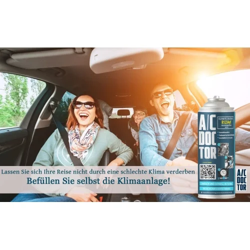 Kältemittel Set R1234yf Ersatzgas für Autos ab 2017 + Füllschlauch
