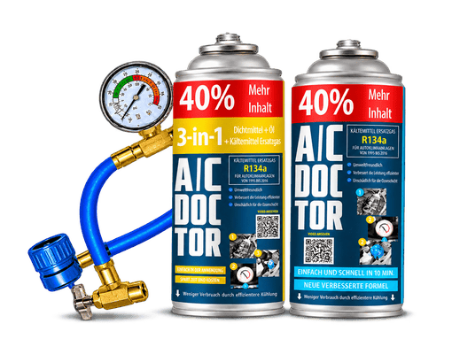 AC Doctor R134a Starter Set mit 3-in-1 und Füllschlauch